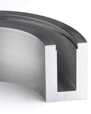 Curved Railing Shoe Rail